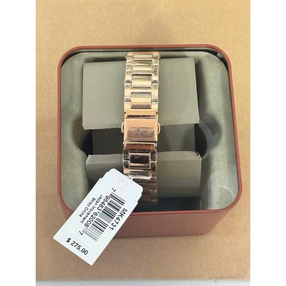 Michael Kors MK4731 Women's Janelle Three-Hand Two-Tone Stainless Steel Watch - Picture 2 of 5